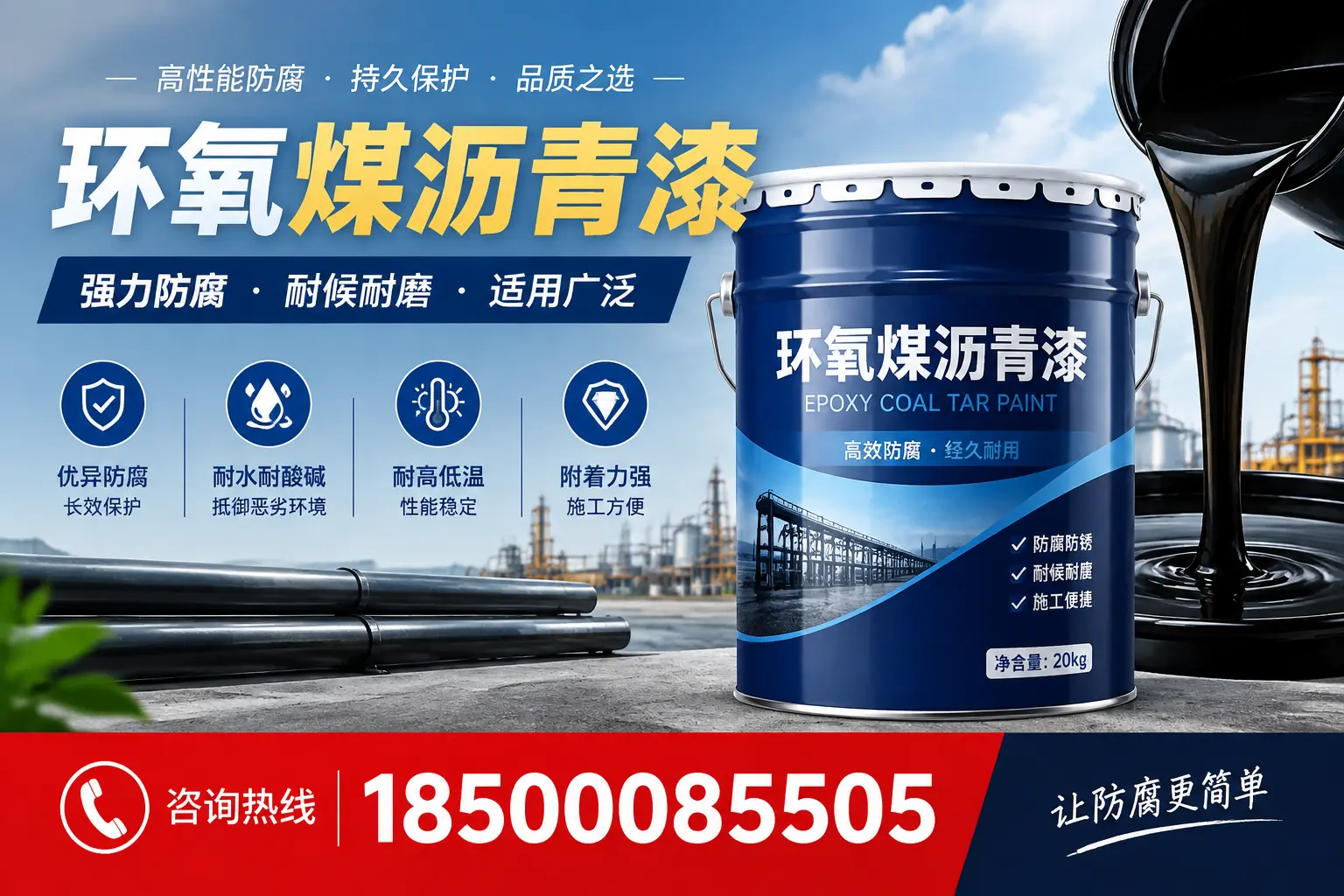 环氧煤沥青漆在不同气候条件下的表现分析,孝感适用性